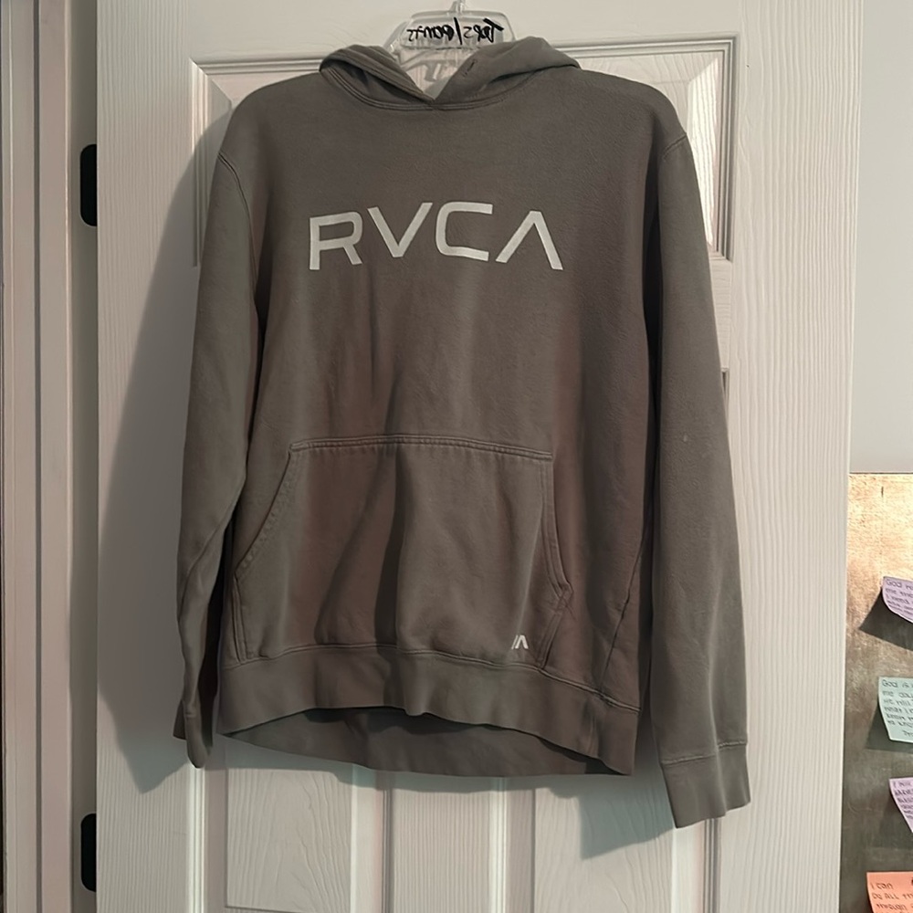 RVCA Army Green Hoodie